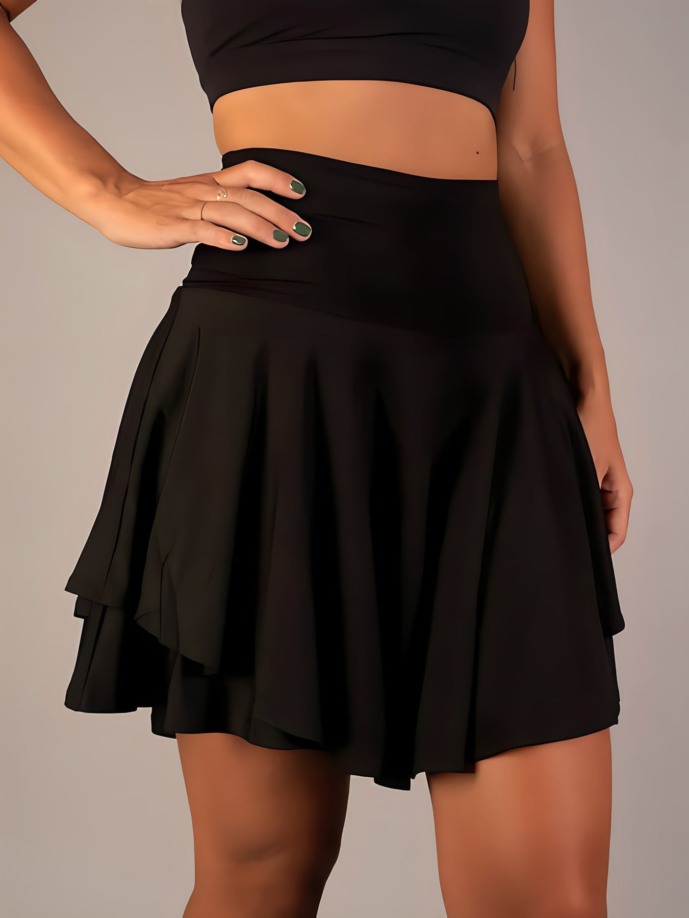 Madée - Stylish Mini Skirt With Shorts
