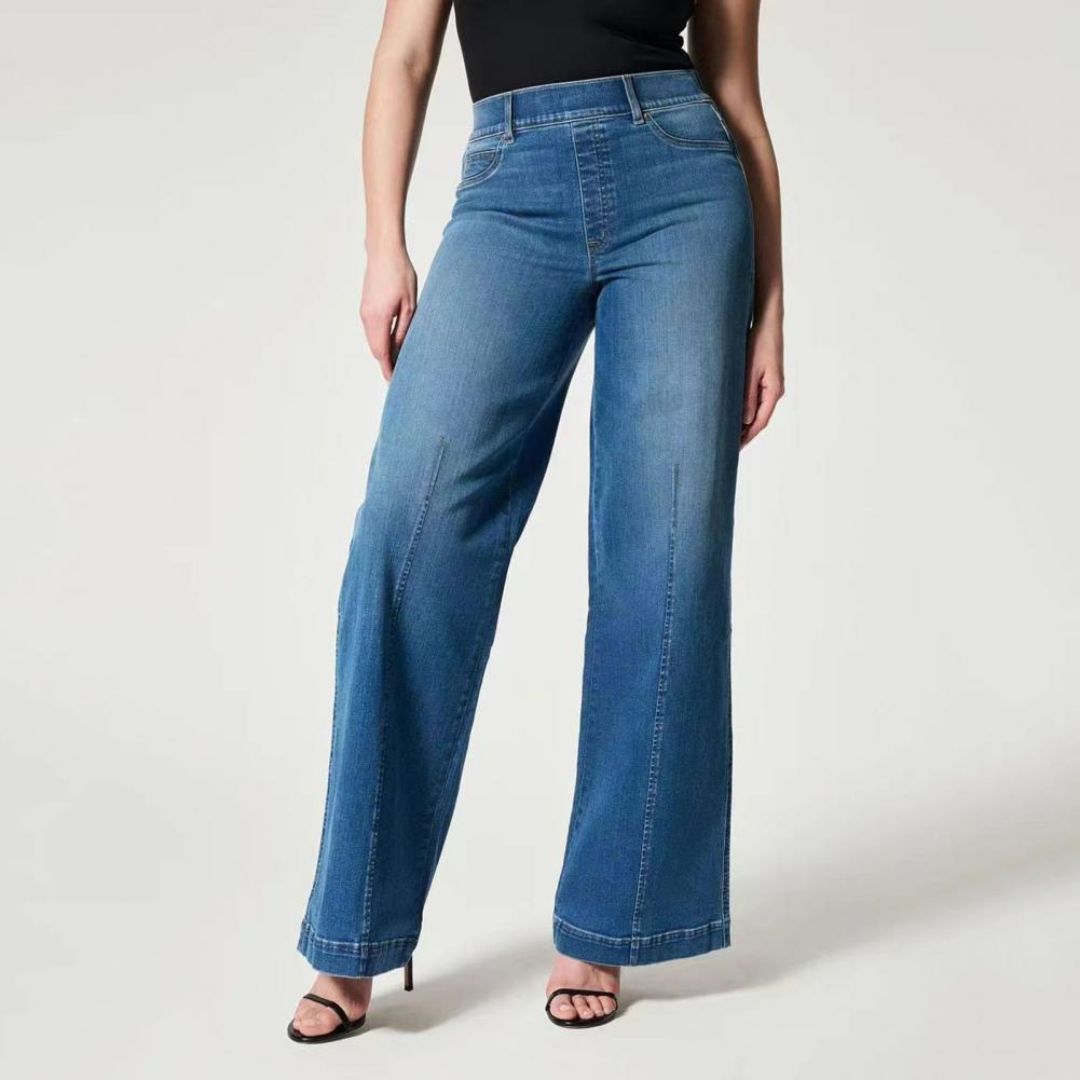 FYRE - Pull-On Jeans With Wide Legs