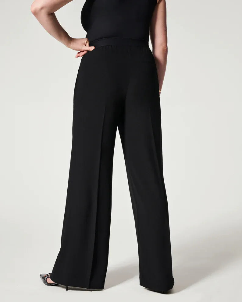 RUBY - Pleated Wide Leg Trousers
