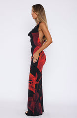 Ombre Halter Maxi Dress