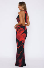 Ombre Halter Maxi Dress