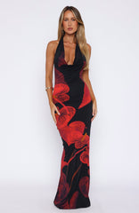 Ombre Halter Maxi Dress
