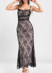 AUREA  long  lace dress with
