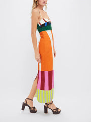 Paloma Multicolor Stripe Maxi Dress