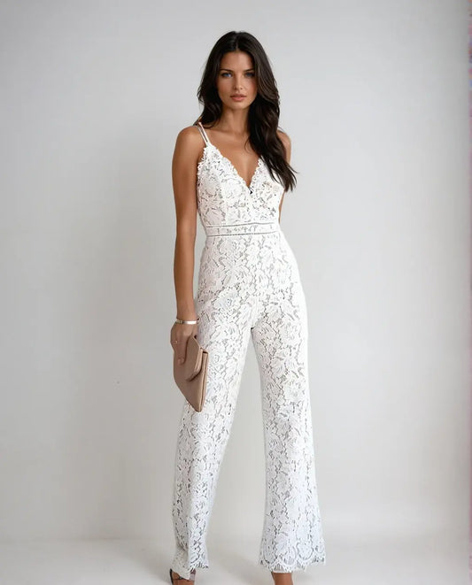 Elegant Lace Jumpsuit for Elegant Formal Events