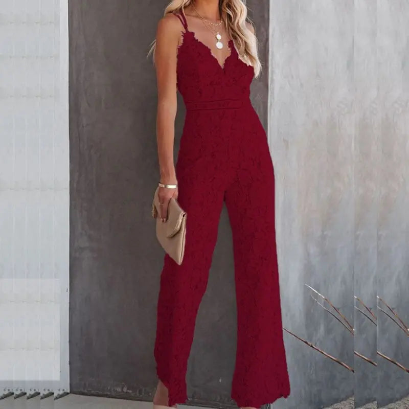 Elegant Lace Jumpsuit for Elegant Formal Events