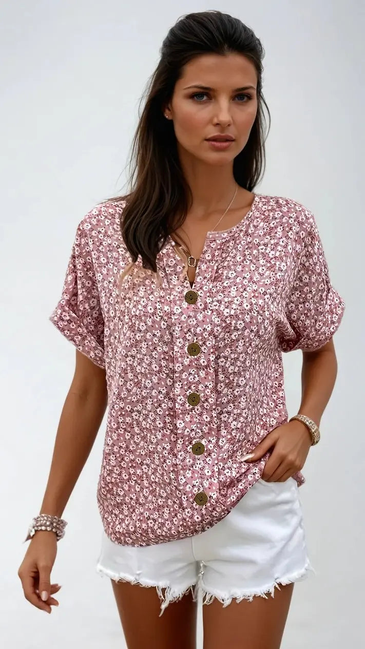 Floral Summer Blouse for Effortless Chic Style