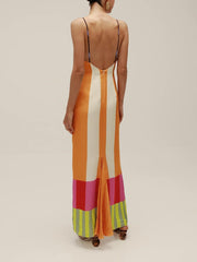 Paloma Multicolor Stripe Maxi Dress