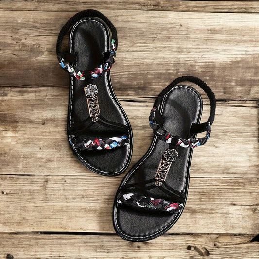Woven Sandals for Women - Stylish Summer Comfort with Durable Sole