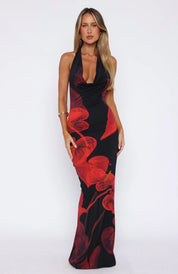 Ombre Halter Maxi Jurk Dames – Trendy & Elegant Lovestylo