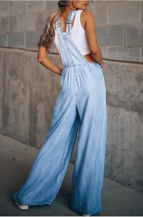 Stylish Denim Jumpsuit for Women - Casual Chic Outfit