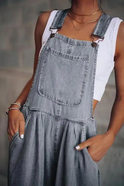 Stylish Denim Jumpsuit for Women - Casual Chic Outfit