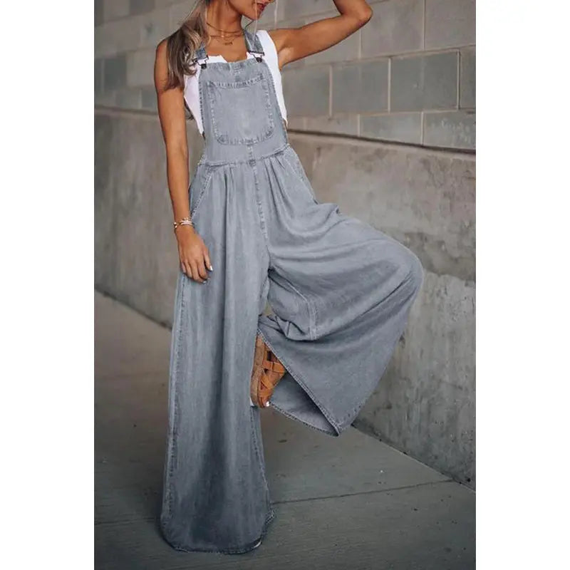 Stylish Denim Jumpsuit for Women - Casual Chic Outfit
