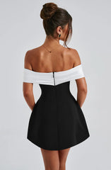 Elegant Chic Off-Shoulder  Mini Dress