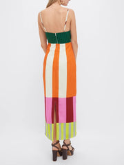 Paloma Multicolor Stripe Maxi Dress