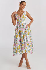Floral  bloom Midi Sundress