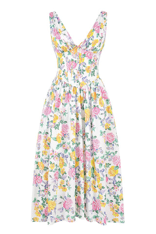 Floral  bloom Midi Sundress