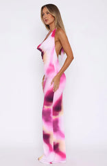 Ombre Halter Maxi Dress