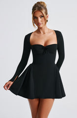 Sweetheart Long Sleeve Mini Dress