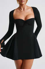 Sweetheart Long Sleeve Mini Dress