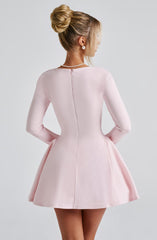 Sweetheart Long Sleeve Mini Dress