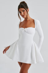 Sweetheart Long Sleeve Mini Dress