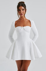 Sweetheart Long Sleeve Mini Dress